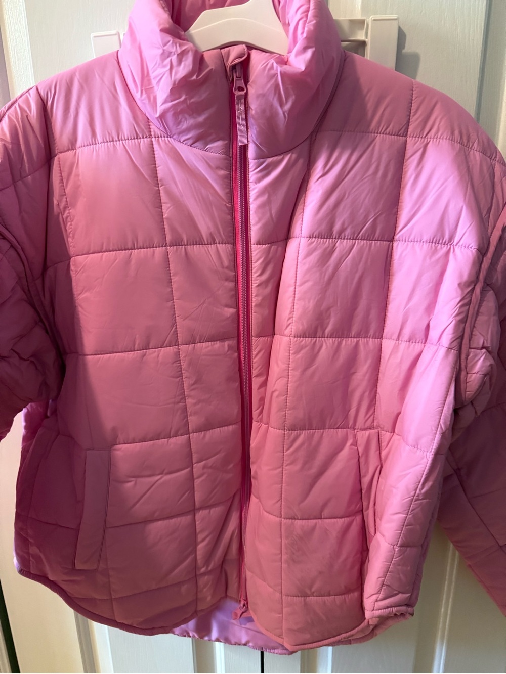 Women's Oversized Quilted Puffer
Jacket - JoyLab Size Small Pink - Picture 9 of 15